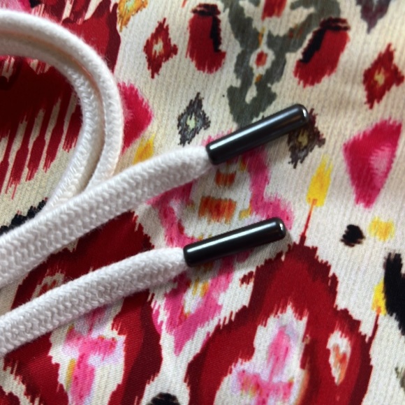 Alice + Olivia Stacia Print Anorak Quarter Zip Pullover Hoodie - Picture 11 of 16